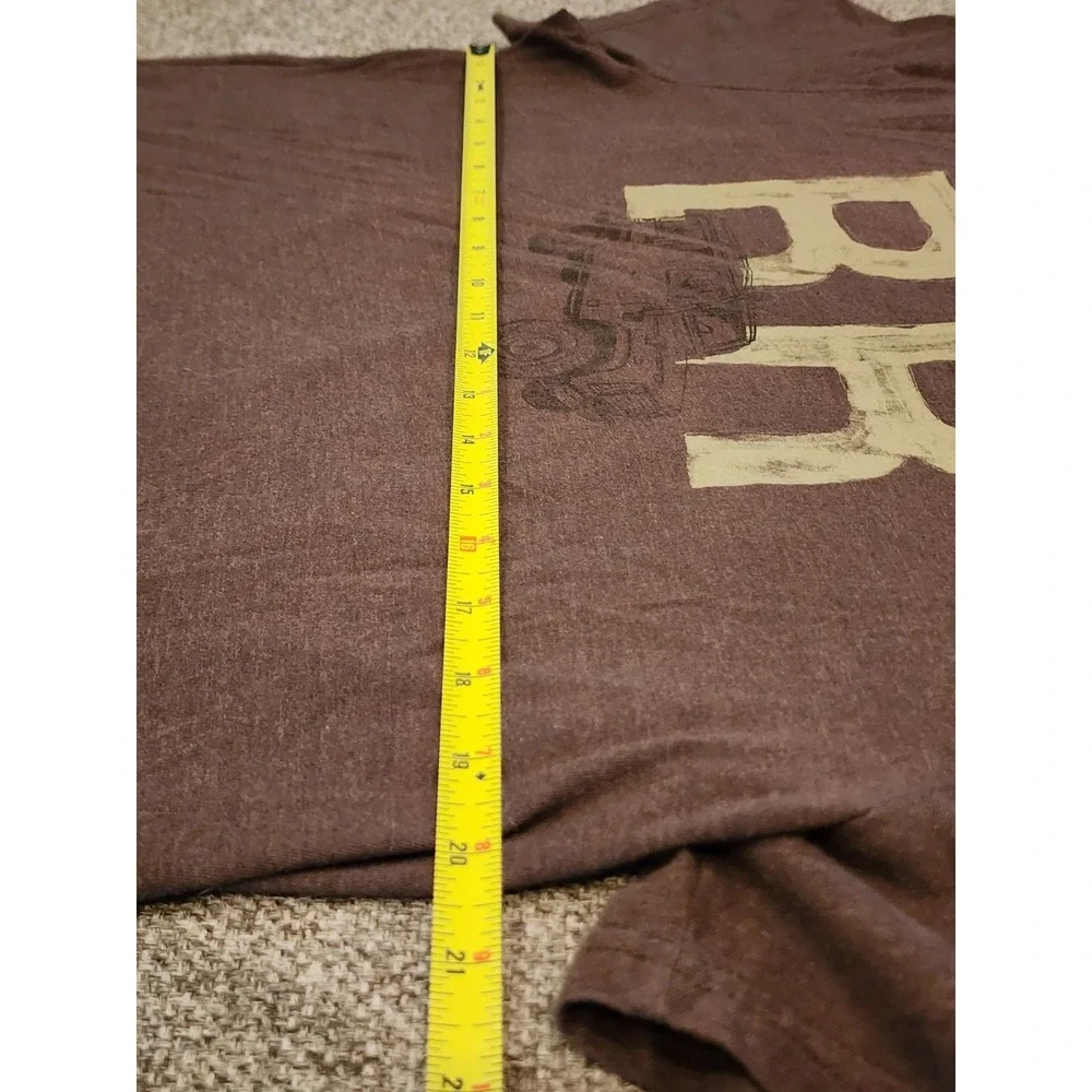 Banana Republic Men's T-Shirt, Size Large, Brown, Cotton, Short Sleeve, Jeep